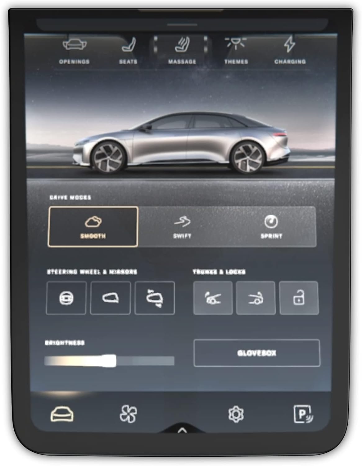 TWRAPS Screen Protector for Lucid Air - Premium Matte Display Protection