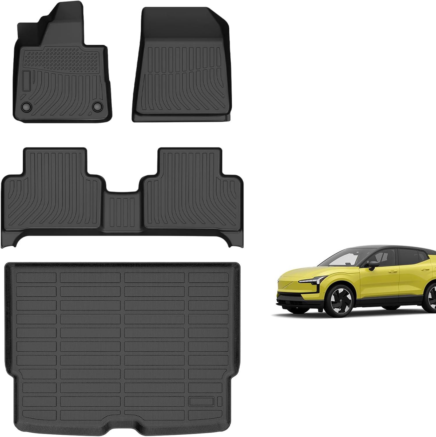 Universal TPE All-Weather EV Floor Mats & Cargo Liner