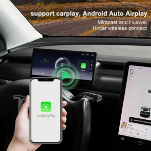 Upgraded Head Up Display for Tesla Model Y Juniper 2025+, 8.9 Touch Screen Instrument Cluster with CarPlay & Android Auto Real-Time Vehicle Info Display view 6