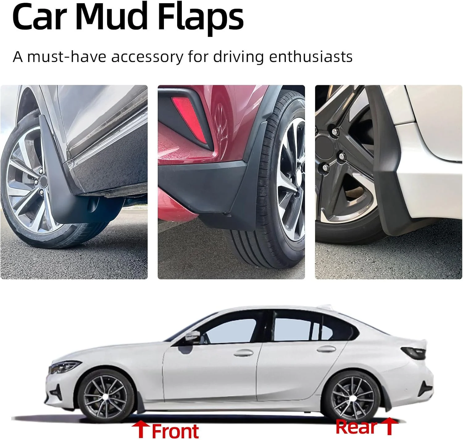 VW ID Series Mud Flaps - Modern Aesthetic Design
