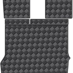 WDYOYS Premium All-Weather Cargo & Backrest Mats for Polestar 2