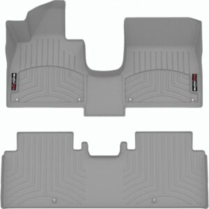 WeatherTech Custom Fit FloorLiners for Genesis GV60 - 1st & 2nd Row Grey