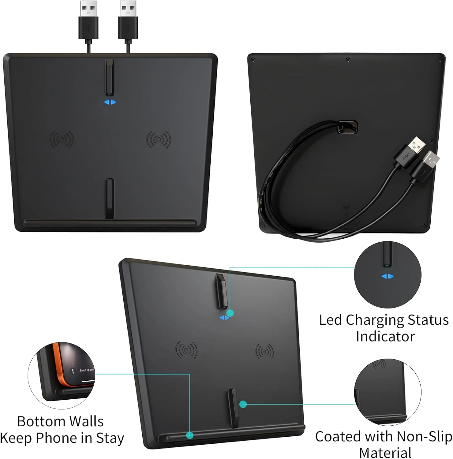 List of compatible phone models for the Tesla Model 3 wireless charger