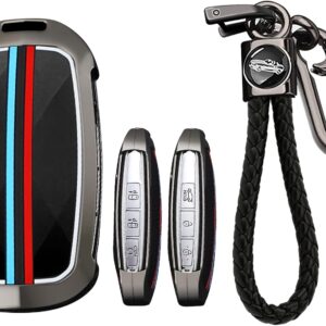 WUZUTU Zinc Alloy Key Fob Case for Genesis GV60, GV80, G70, G80, G90 EVs
