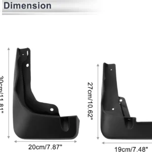 X AUTOHAUX Mud Flaps for Audi Q4 E-tron 2022-2024 view 3