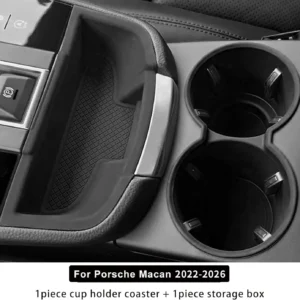 XBAOPEG Universal EV Silicone Center Console Organizer Tray & Cup Holder view 2