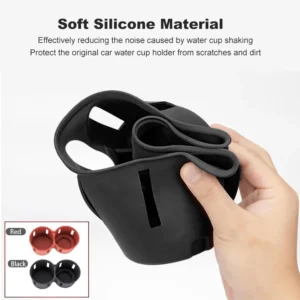 XBAOPEG Universal EV Silicone Center Console Organizer Tray & Cup Holder view 3