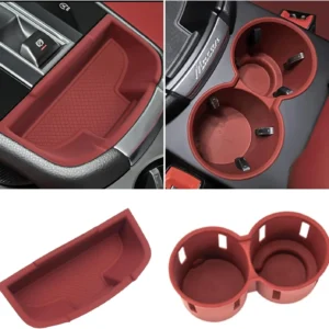 XBAOPEG Universal EV Silicone Center Console Organizer Tray & Cup Holder view 7