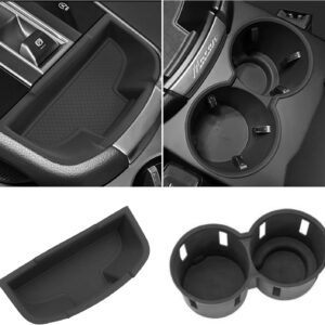 XBAOPEG Universal EV Silicone Center Console Organizer Tray & Cup Holder
