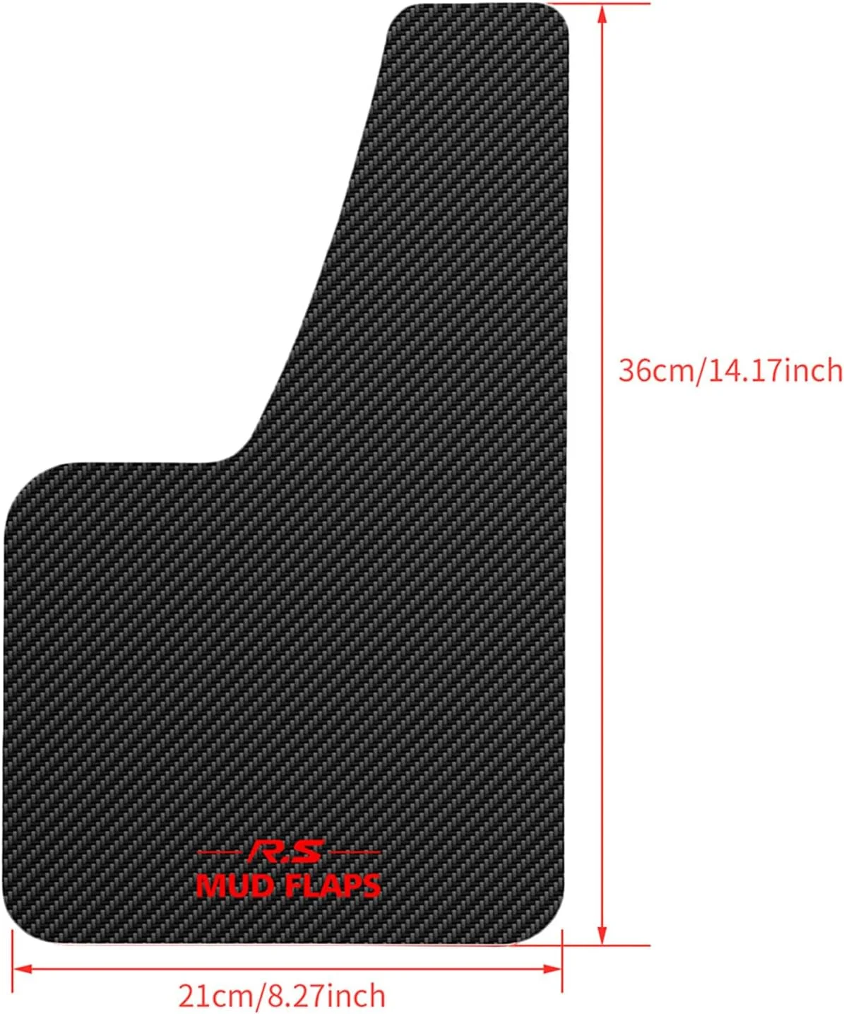 XUKEY Mud Flaps installed on a Volkswagen ID Series vehicle