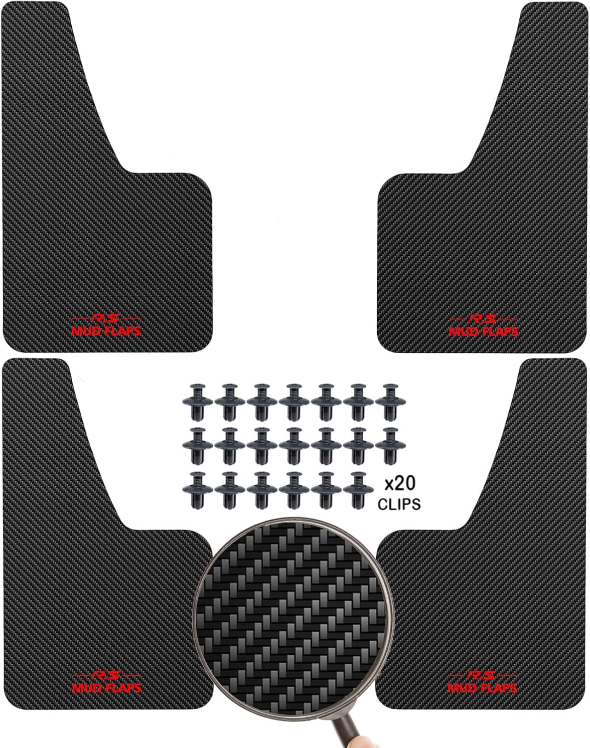 XUKEY Premium Molded Mud Flaps for Volkswagen ID Series
