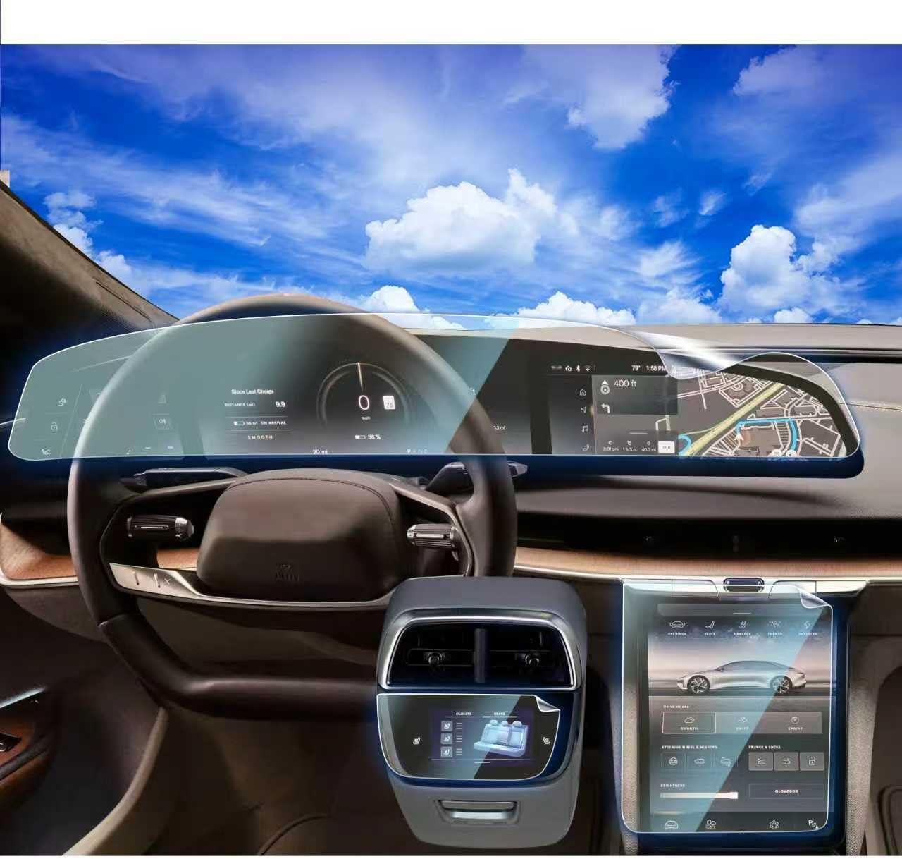 XXCIWP Lucid Air Screen Protector: Premium EV Protection