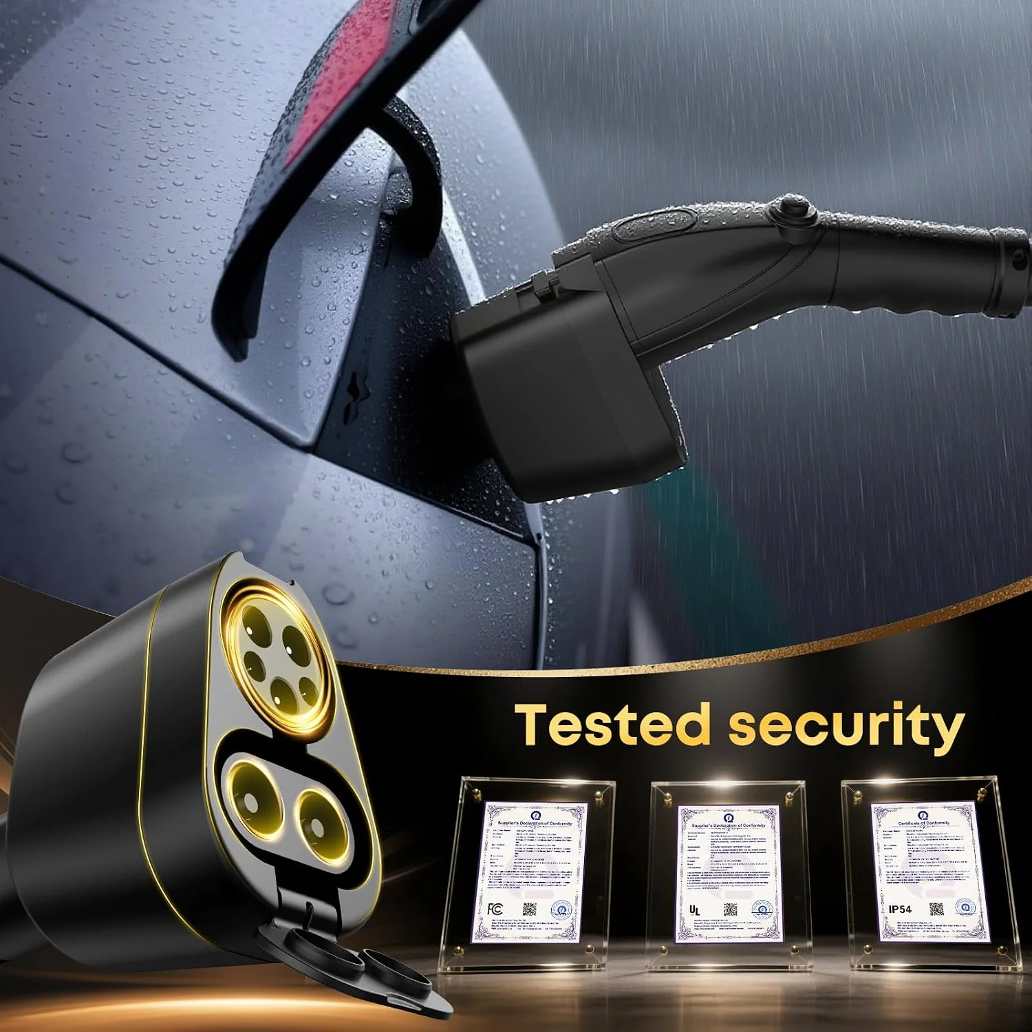 Compatible with major public charging networks