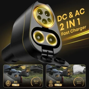 2-in-1 CCS & J1772 to Tesla Adapter - 250KW Fast CCS to Tesla Adapter, Compatible with Tesla Model S/3/X/Y/Cybertruck - Works with Electrify America, Blink, ChargePoint, and EVgo Station view 4