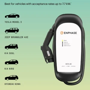 32 Amp Level 2 EV Charger for Home, Enphase HCS-40 (Formerly ClipperCreek), Hardwired, 5-Year Warranty, 25 ft Cable, J1772 Connector, Charge up to 31 Miles of Range per Hour view 4