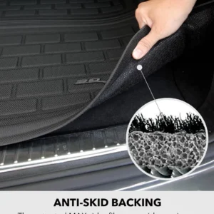 3D MAXpider Custom Fit Kagu Cargo Liner (Black) Compatible with Polestar 2 2021-2026 - Rear Cargo Liner view 6