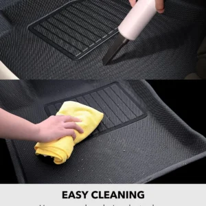 3D MAXpider Custom Fit Kagu Floor Mat (Black) Compatible with Polestar 2 2021-2026 - Full Set