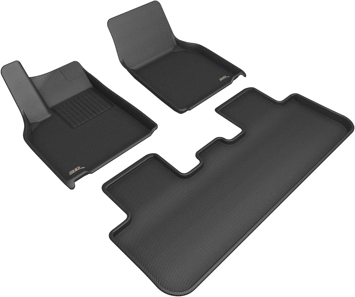 3D MAXpider Kagu floor mats installed in Tesla Model Y Juniper