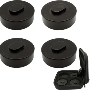 4pack Rubber Jack Pad Adapter Support Point Trolly Jacking Pucks for Porsche 911 964 968 991 993 996 924S Cayman Boxster 986, with Box view 1