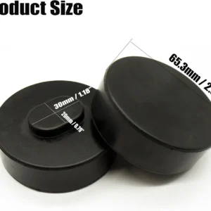 4pack Rubber Jack Pad Adapter Support Point Trolly Jacking Pucks for Porsche 911 964 968 991 993 996 924S Cayman Boxster 986, with Box view 5
