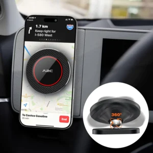 A2C for Hyundai Ioniq 5 Phone Mount, Attaches to Metallic Dashboard for 2024-2026 Sonata/Kona, 2022-2026 Ioniq 5 & Ioniq 9, 2025-2026 Tucson, Compatible with MagSafe view 2