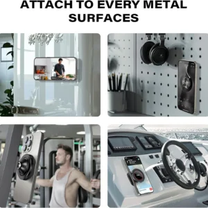 A2C for Hyundai Ioniq 5 Phone Mount, Attaches to Metallic Dashboard for 2024-2026 Sonata/Kona, 2022-2026 Ioniq 5 & Ioniq 9, 2025-2026 Tucson, Compatible with MagSafe