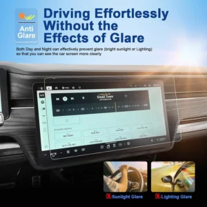 Anti-Glare Matte 2022-2026 R1S Screen Protector for Rivian R1S (Adventure/Launch Edition/Adventure Dual/Motor) 15.6-inch Touchscreen,9H Tempered Glass 2026 2025 R1S Accessories Anti-Fingerprint view 7