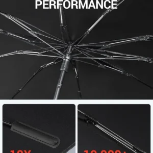 BASENOR 2017-2026 Tesla Model Y Model 3 Windshield Sunshade Umbrell [Nano Ice Crystal Particle] Front Window Shade, Coating 100% Heat Protection Retractable Sunshades
