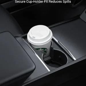 BASENOR 2026 Tesla Model Y Model 3 Center Console Organizer Tray, Cup Holder Armrest Hidden Storage Box for 2025 2026 Model Y Juniper 2024 2025 2026 Tesla 3 Highland view 6