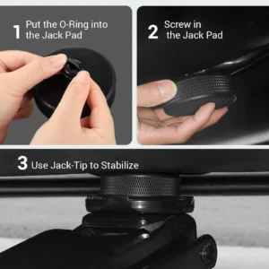 BASENOR Lifting Jack Pad for 2013-2026 Tesla Model Y(Juniper) /3/S/X, Jack Pucks with Storage Case, TPE Lifting Floor Jacks [Odorless,10x Hardness] to Protect Chassis, Tesla Vehicles Accessories view 6