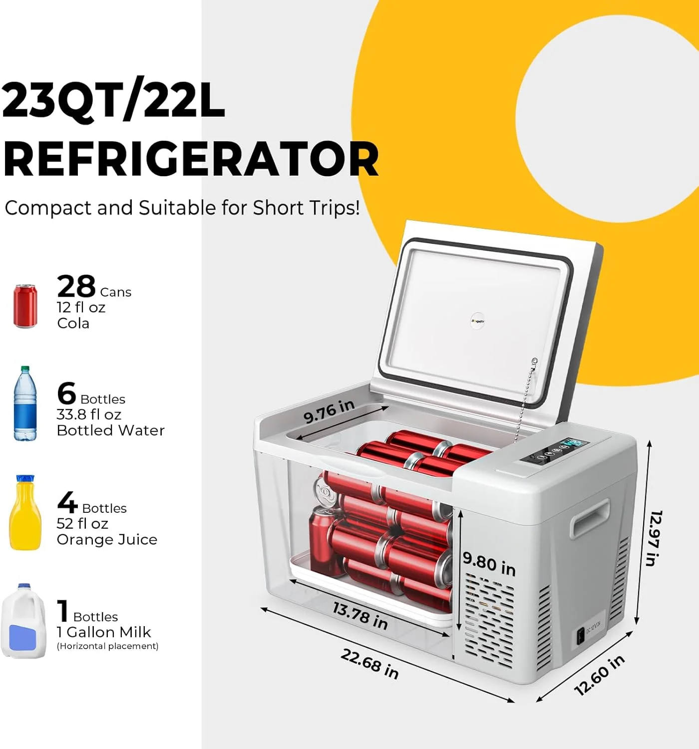 BougeRV fridge in a rugged outdoor setting