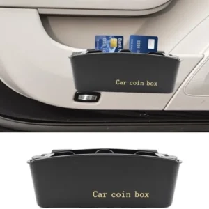 Car Door Organizer, Multifunctional Large Capacity Hanging Car Coin Holder, Universal Mini Auto Interior Storage Box Accessories for Keys, Phones, Sunglasses, Cards (1PC)