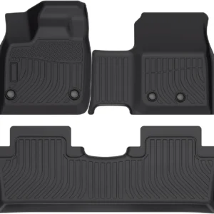 Cartist Custom Fit Floor Mats Ford Mustang Mach-E 2021 2022 2023 2024 2025 2026 (NOT for Ford Mustang), All Weather Floor Mats for Mustang Mach-E Accessories