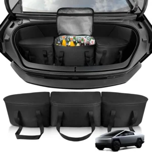 Cybertruck Cooler Bags, 3-Pack Frunk Organizer for Tesla Cybertruck, Waterproof Oxford Fabric, PEVA Liner, Pearl Cotton Insulation for Picnic Camping Road Trips view 1