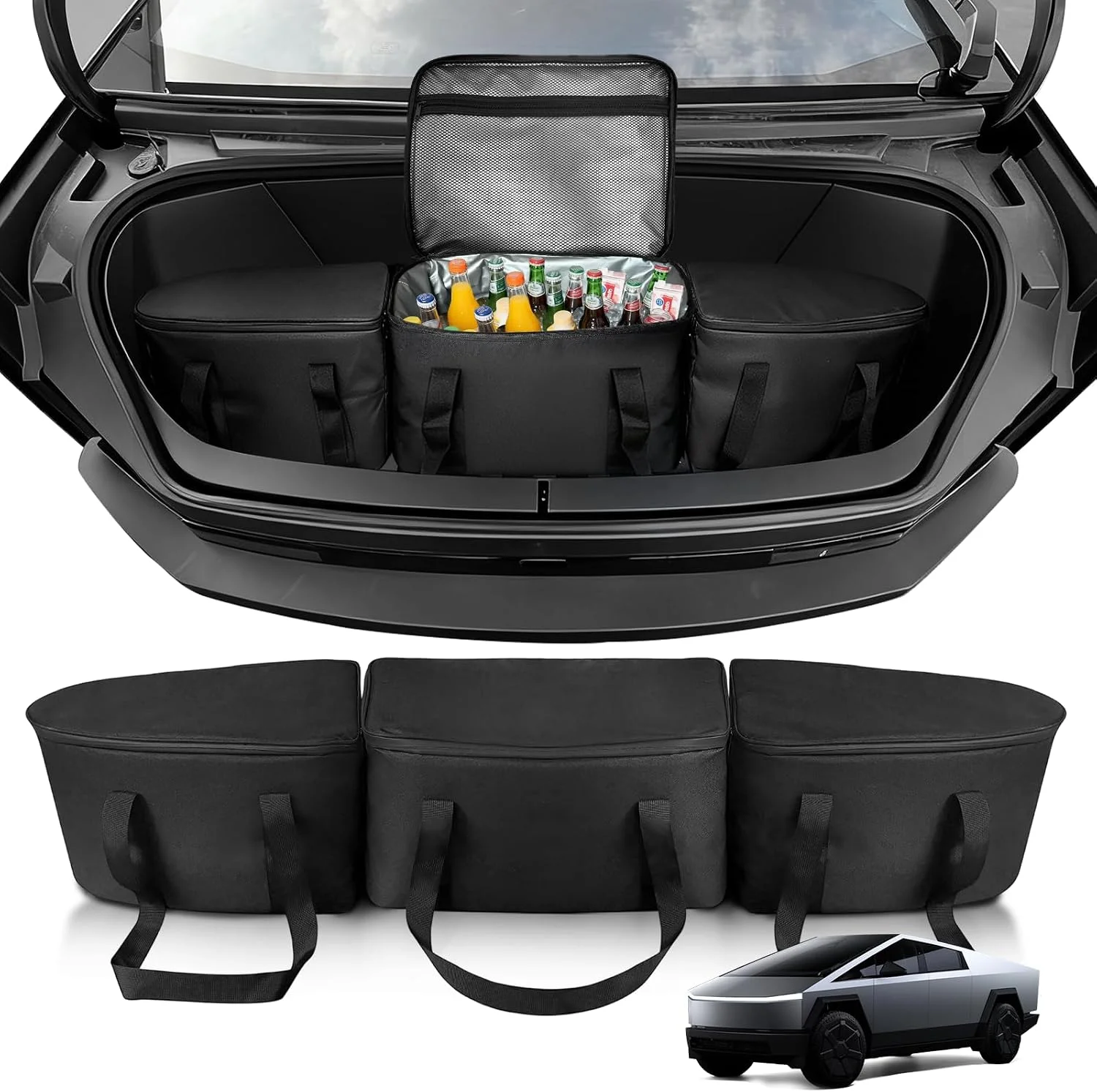 Custom fit cooler bags for Tesla Cybertruck frunk