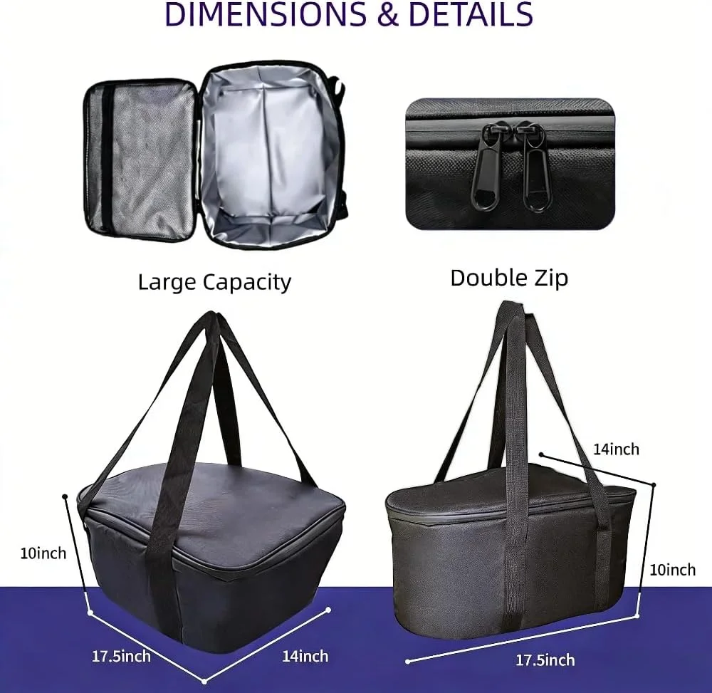 Portable cooler bags with dual carry handles