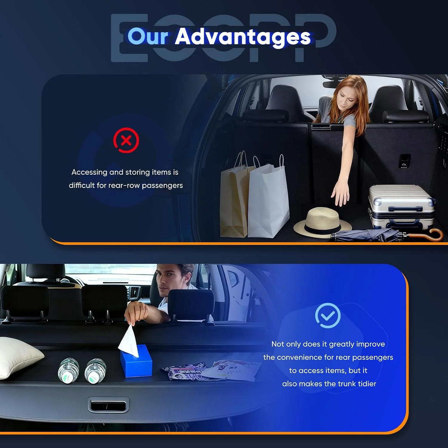 Cargo cover interior protection benefits