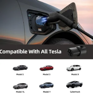 ELEGRP J1772 to Tesla Adapter, 80A 240V Fast Charging J1772 to NACS Adapter for Tesla Model S/3/X/Y/Cybertruck Charging Adapter, Includes Carry Bag & US-Based Support view 5