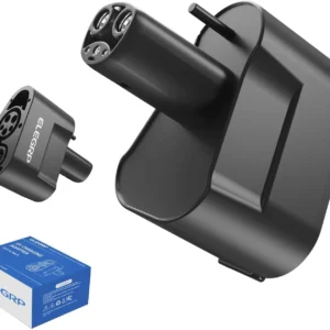 ELEGRP J1772 to Tesla Adapter, 80A 240V Fast Charging J1772 to NACS Adapter for Tesla Model S/3/X/Y/Cybertruck Charging Adapter, Includes Carry Bag & US-Based Support