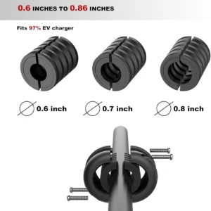 EV Charger Cable Retractor Ceiling Mount, 11.5ft Self-Locking Retractable Cord Reel for EV Charging Cables, Automatic Cable Organizer Compatible with Most Electric Vehicles view 7