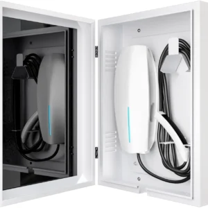 EV Charger Pedestal, Outdoor EV Charger Stand, Pedestal for Charging Station, Applicable to All Charging Case Styles, Floor Mounted, All Weather, Electric Vehicle Pile, Stainless Steel, Black view 7