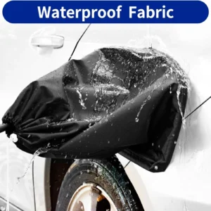 EV Charger Port Cover, Electric Car Charger Plug Cover, Outdoor Waterproof Winter Snow Rain UV All-Weather Protection, Magnetic Attachment, Suitable for Steel-Bodied Electric Vehicles view 3