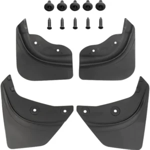 Fit for Tesla Model Y Mud Flaps (2021-2024) - No Drill Required Splash Guards, OEM Fit All Weather Protection, Set of 4 Black