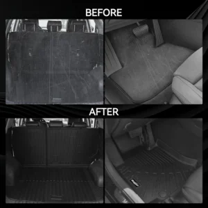 Floor Mats for 2018-2026 Jeep Wrangler JL 2-Door, Trunk Mat & Door Sill Guard All Weather TPE Protector for Jeep Wrangler JL 2-Door Accessories view 6