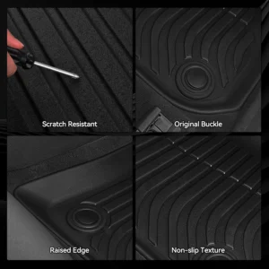 Floor Mats for 2018-2026 Jeep Wrangler JL 2-Door, Trunk Mat & Door Sill Guard All Weather TPE Protector for Jeep Wrangler JL 2-Door Accessories view 7