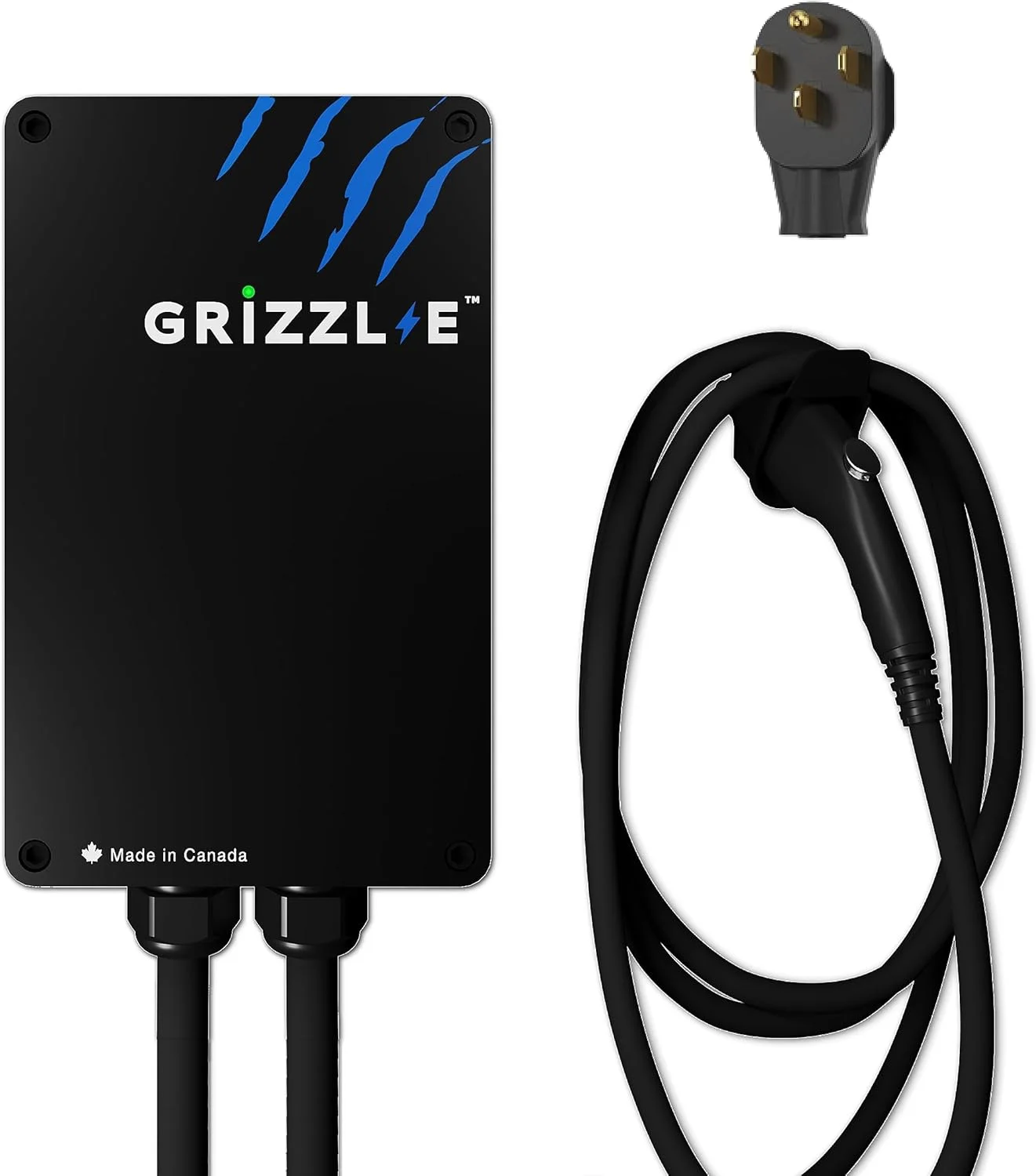 Grizzl-E Classic EV Charger mounted on a garage wall