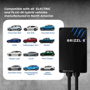 Grizzl-E Classic, Level 2 240V / 40A Electric Vehicle (EV) Charger, UL Certified, Metal Case Enclosure, Indoor/Outdoor Electric Car Fast Wall Charging Station, NEMA 14-50 Plug, Classic Black view 4