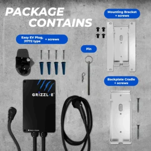 Grizzl-E Classic, Level 2 240V / 40A Electric Vehicle (EV) Charger, UL Certified, Metal Case Enclosure, Indoor/Outdoor Electric Car Fast Wall Charging Station, NEMA 14-50 Plug, Classic Black view 5