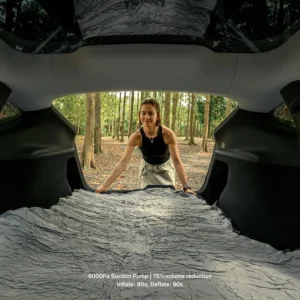 Havnby FlatCore for Tesla 2020-2026 Model Y TPU Backseat Mattress, 7.5" Hybrid Support with Built-in Pump, Wedge Design for Road Trips, Camping, Work Shifts, Naps view 5