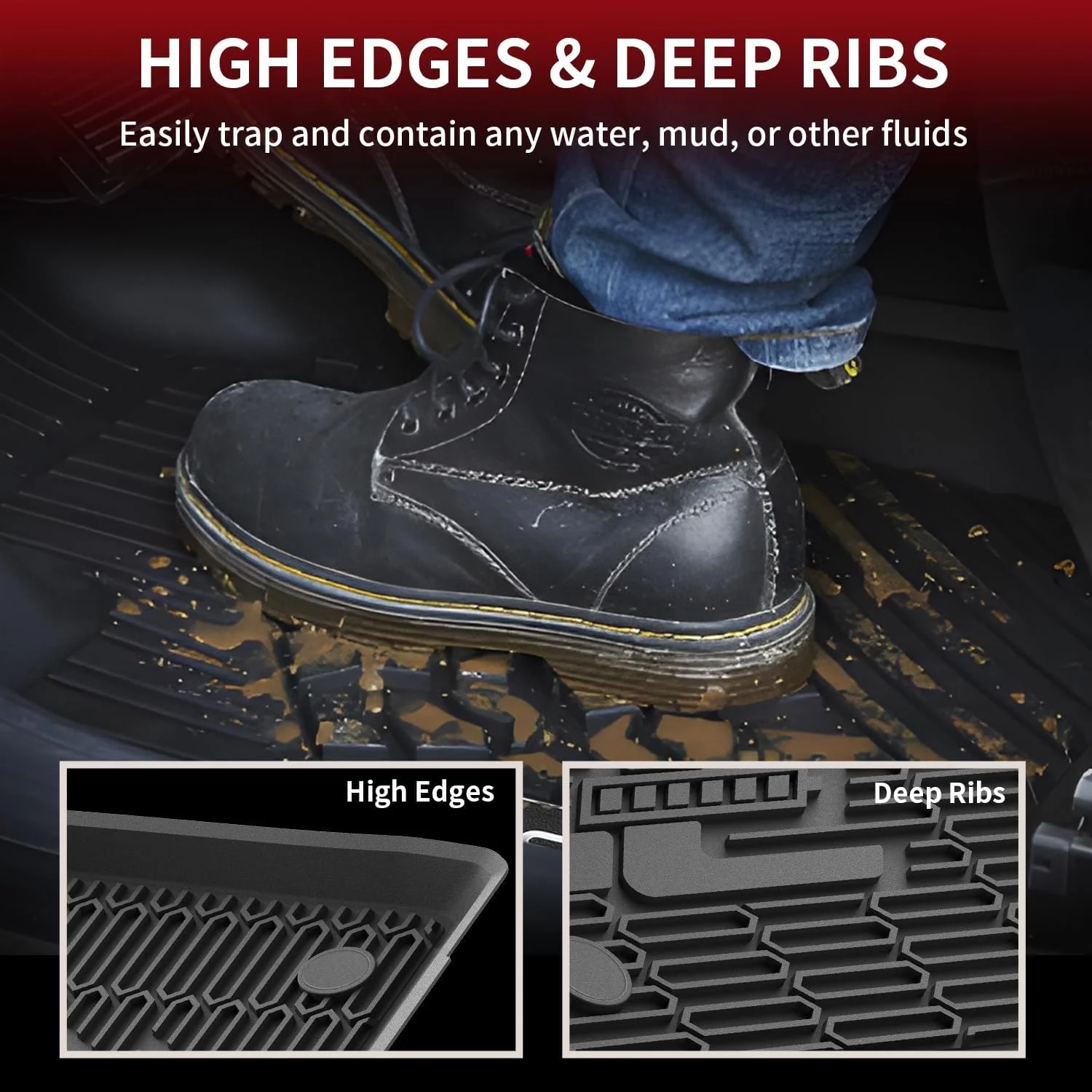 Easy to clean car floor mats